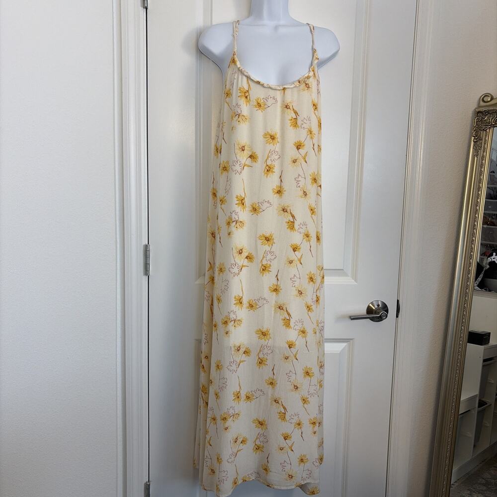 Bobeau Boho Cottage Core Flowy Floral Dress Size M